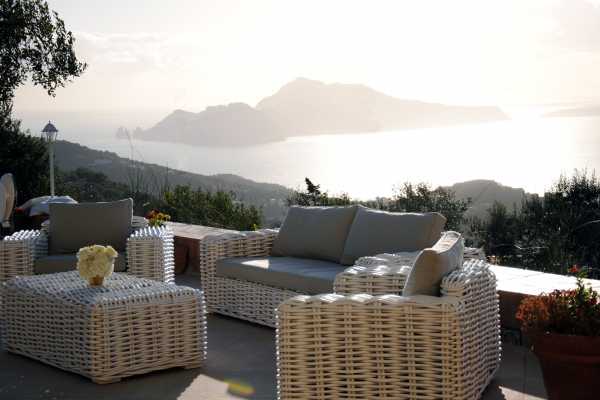 Holiday rental resort with private pool in Massa Lubrense Naples beautiful park surrounded by greenery in this resort in Campania 15