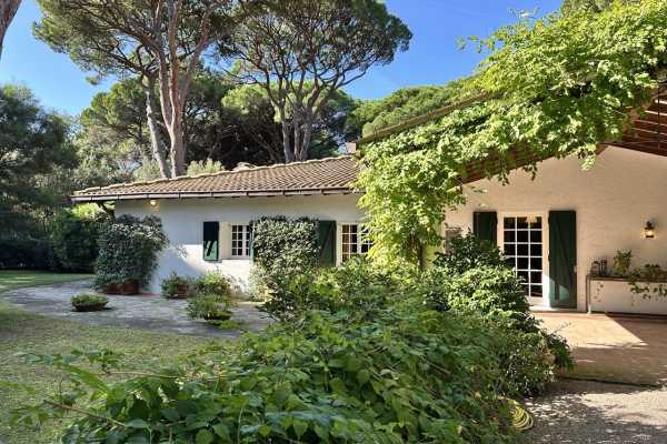 villa for rent for vacation with swimming pool, park and private and exclusive beach place in the Roccamare pine forest 12